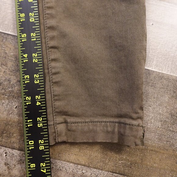 Joie Utility Cargo Skinny Pants Women’s 29 Olive Brown Zip Pocket Casual - Picture 4 of 15
